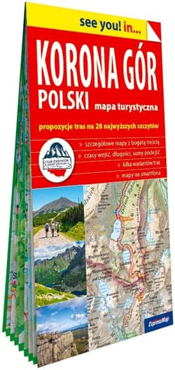 See you! in... Korona Gór Polski mapa turystyczna - Praca zbiorowa