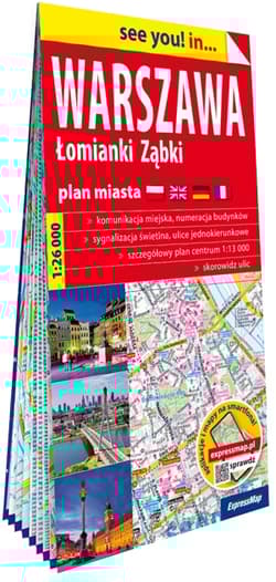 See you! in..Warszawa, Łomianki, Ząbki plan miasta - Opracowanie Zbiorowe