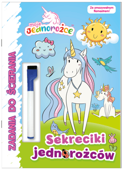 Sekreciki jednorożców. Moje Jednorożce. Zadania do ścierania - null null, Opracowanie Zbiorowe