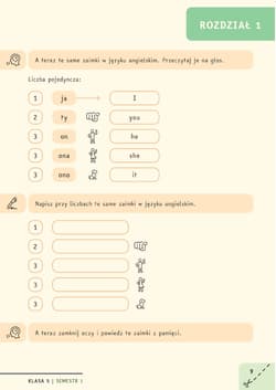 Galeria - zdjęcie nr. 2 - Simple English Ćwiczenia z gramatyki dla uczniów z dysleksją klasa 5 semestr 1
