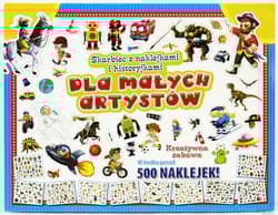 Skarbiec z naklejkami i historyjkami dla małych artystów