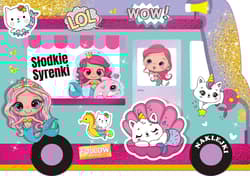 Słodkie syrenki. Kolorowanka z wykrojnika - Katarzyna Maćkowiak