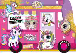 Słodkie unicorny. Kolorowanka z wykrojnika - Katarzyna Maćkowiak