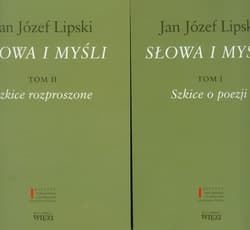 Słowa i myśli Tom 1-2 Pakiet - Jan Józef Lipski