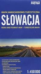 Słowacja 1:450 000 mapa samochodowa PIĘTKA - Praca zbiorowa