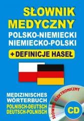 Słownik medyczny polsko-niemiecki niemiecko-pl +CD - Praca zbiorowa