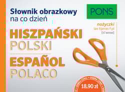 Słownik obrazkowy na co dzień hiszpański-polski PONS - Opracowanie Zbiorowe