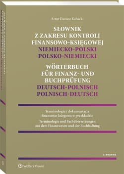 Słownik z zakresu kontroli finansowo-księgowej - Artur Kubacki