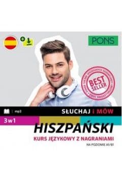 Słuchaj i mów PONS hiszpański pakiet 3w1 A1/B1 w.2 - Opracowanie Zbiorowe