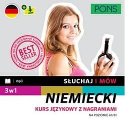 Słuchaj i mów PONS niemiecki A1/B1 3w1 z nagraniami w.2 - Praca zbiorowa