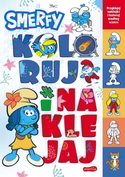 Smerfy. Nowe przygody. Koloruj, czytaj, naklejaj - null null, Opracowanie Zbiorowe