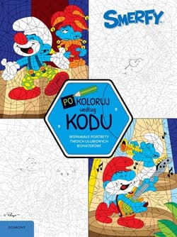 Smerfy Pokoloruj według kodu - Adrianna Zabrzewska