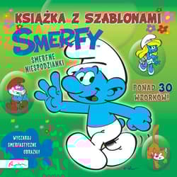 Smerfy Smerfne niespodzianki Książka z szablonami