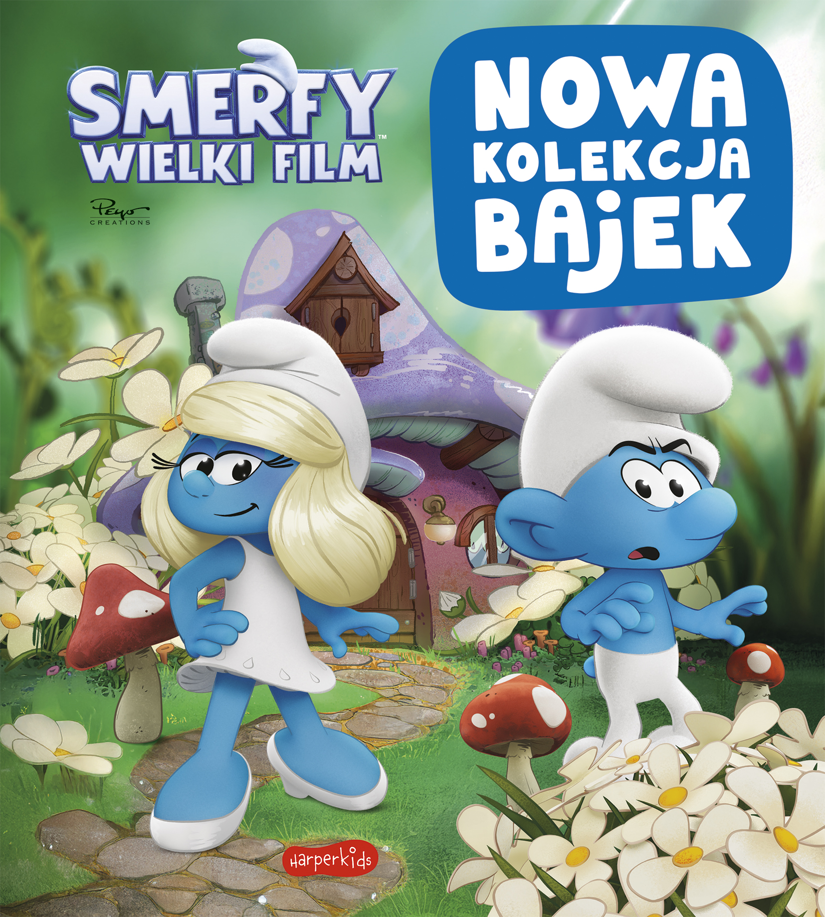 Smerfy. Wielki Film. Nowa kolekcja bajek - null null, Opracowanie Zbiorowe