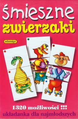 Śmieszne zwierzaki Układanka dla najmłodszych