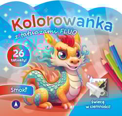 Smoki. Kolorowanka z tatuażami FLUO - Praca zbiorowa