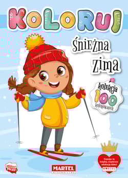 Śnieżna zima. Koloruj - Opracowanie Zbiorowe