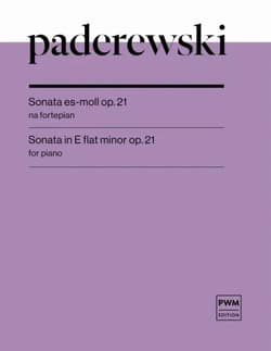 Sonata es-moll op. 21 na fortepian - Paderewski Ignacy Jan