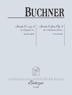 Sonata IX z op. 4, na 2 fagoty - Philipp Friedrich Buchner