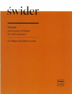 Sonata na skrzypce i fortepian - Józef Świder