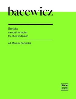 Sonata w transkrypcji na obój i fortepian PWM - Grażyna Bacewicz