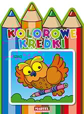 Sowa kolorowe kredki - Opracowanie Zbiorowe