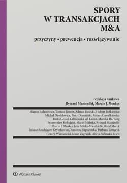 Spory w transakcjach M&A. Przyczyny, prewencja, rozwiązywanie wyd. 2026