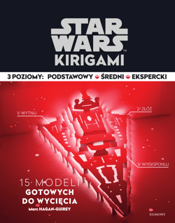Star Wars Kirigami 3 poziomy: podstawowy, średni, ekspercki - John Godwin