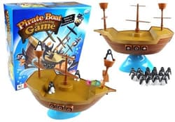 Statek piracki z pingwinami