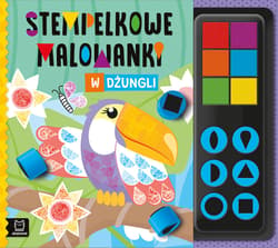 Stempelkowe malowanki. W dżungli - Agata Kaczyńska