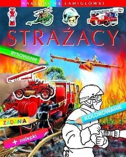 Strażacy Naklejkowe łamigłówki