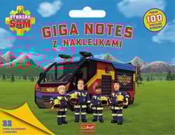 Strażak Sam Giga notes z naklejkami - Opracowanie Zbiorowe