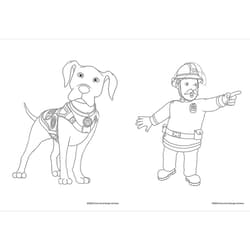 Galeria - zdjęcie nr. 4 - Strażak Sam Kolorowanka