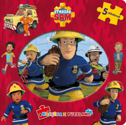 Strażak Sam. Książka z puzzlami - null null, Opracowanie Zbiorowe