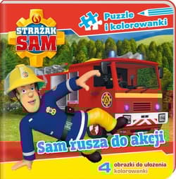 Strażak Sam Puzzle i kolorowanki Sam rusza na akcję