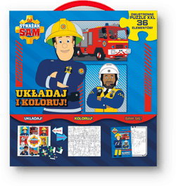 Strażak Sam. Strażak Sam. Układaj i koloruj - Praca zbiorowa