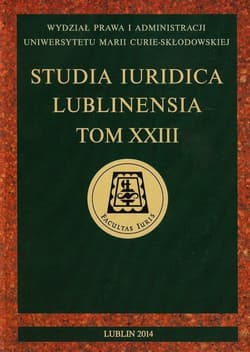 Studia Iuridica Tom 23