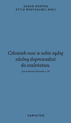 Style radykalnej woli - ebook - Susan Sontag