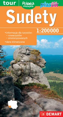 Sudety mapa turystyczna 1:200 000. Plastik - Opracowanie Zbiorowe