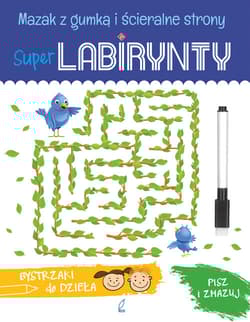 Super labirynty Książka z mazakiem