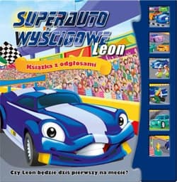 Superauto wyścigowe Leon Książka  z odgłosami