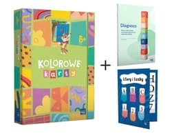 Superpakiet Kolorowe karty. Poziom B+ + Klaser... - praca zbiorwa