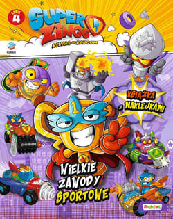 SuperZings. Książka z naklejkami. Seria 4 - Opracowanie Zbiorowe