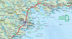 Galeria - zdjęcie nr. 3 - Sweden road map 1:1 000 000 laminat 2024