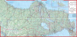 Galeria - zdjęcie nr. 4 - Sweden road map 1:1 000 000 laminat 2024