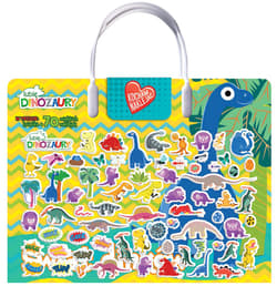 Świat dinków. Lubię Dinozaury. Kocham naklejać - Opracowanie Zbiorowe