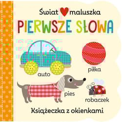 Świat maluszka Pierwsze słowa Książeczka z okienkami - Praca zbiorowa