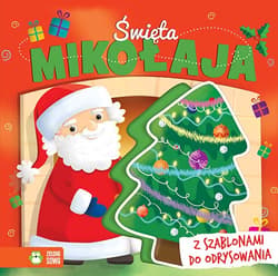 Święta Mikołaja Książka z szablonami do odrysowania