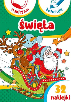Święta. Naklejam i koloruję - Aleksander Małecki, Anna Wiśniewska