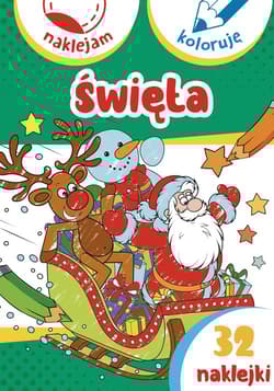 Święta. Naklejam i koloruję - Aleksander Małecki, Anna Wiśniewska